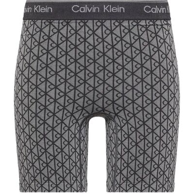 Calvin Mid Thigh Short L SEAMLESS EMBLEM PALE LIQUID GREY L Calvin Mid Thigh Short L SEAMLESS EMBLEM PALE LIQUID GREY L