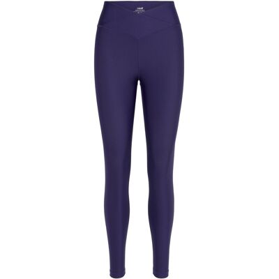 Casall Overlap High Waist Tights 34 PURPLE ECLIPSE 34 Casall Overlap High Waist Tights 34 PURPLE ECLIPSE 34