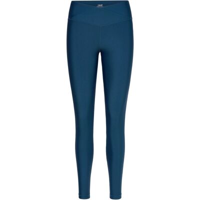 Casall Overlap High Waist Tights 44 TRUE BLUE 44 Casall Overlap High Waist Tights 44 TRUE BLUE 44