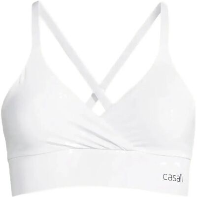 Casall Wrap Sports Bra XS WHITE XS Casall Wrap Sports Bra XS WHITE XS
