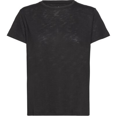Casall Soft Texture Tee 38 BLACK 38 Casall Soft Texture Tee 38 BLACK 38