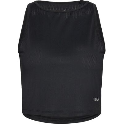 Casall Laser Mesh Crop Top M BLACK M Casall Laser Mesh Crop Top M BLACK M