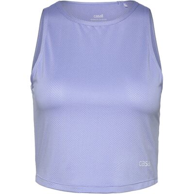 Casall Laser Mesh Crop Top M BLUEBERRY MIST M Casall Laser Mesh Crop Top M BLUEBERRY MIST M