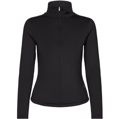 Casall Serene Half Zip Long Sleeve XS BLACK XS Casall Serene Half Zip Long Sleeve XS BLACK XS