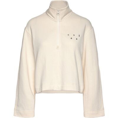 Casall Comfy Half Zip Sweater S OFF WHITE S Casall Comfy Half Zip Sweater S OFF WHITE S