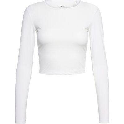 Casall Graphic Crop Long Sleeve L WHITE L Casall Graphic Crop Long Sleeve L WHITE L