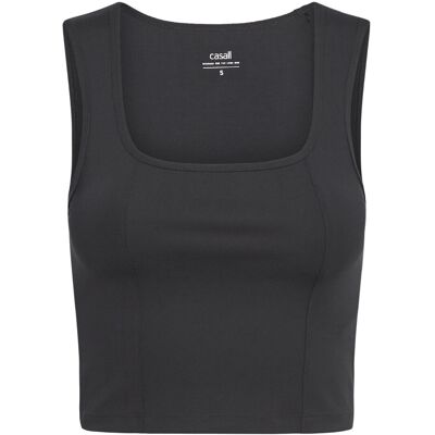 Casall Edge Crop Top M BLACK M Casall Edge Crop Top M BLACK M