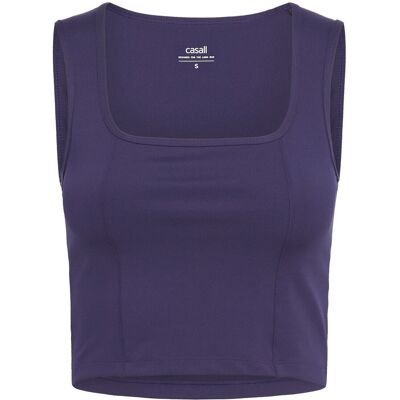 Casall Edge Crop Top M PURPLE ECLIPSE M Casall Edge Crop Top M PURPLE ECLIPSE M