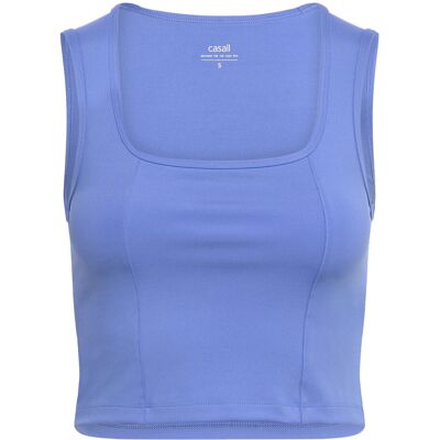 Casall Edge Crop Top M RIVIERA BLUE M Casall Edge Crop Top M RIVIERA BLUE M