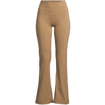 Casall Soft Touch Flared Pants XS LIGHT KHAKI XS Casall Soft Touch Flared Pants XS LIGHT KHAKI XS