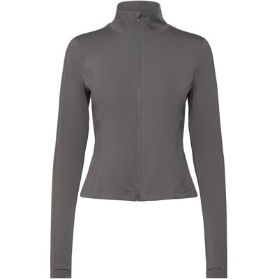 Casall Soft Touch Zip Jacket XL DK GREY XL Casall Soft Touch Zip Jacket XL DK GREY XL