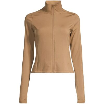 Casall Soft Touch Zip Jacket XS LIGHT KHAKI XS Casall Soft Touch Zip Jacket XS LIGHT KHAKI XS