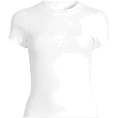 Casall Defined Rib Tee XL WHITE XL Casall Defined Rib Tee XL WHITE XL