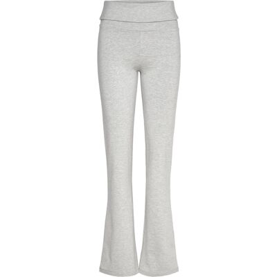 Casall Sublime Folded Flare Pants XS GREY MELANGE XS Casall Sublime Folded Flare Pants XS GREY MELANGE XS
