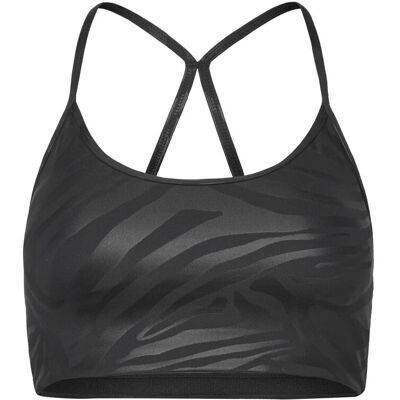 Casall Sleek Strappy Sports Bra Printed S ZEBRA BLACK S Casall Sleek Strappy Sports Bra Printed S ZEBRA BLACK S