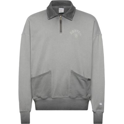 Champion Polo Neck Sweatshirt M KK022-FGY M Champion Polo Neck Sweatshirt M KK022-FGY M