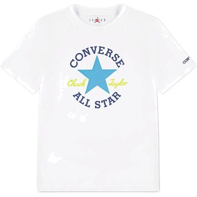 Converse S/S Tee 158/170 WHITE/GNARLY BLUE 158/170 Converse S/S Tee 158/170 WHITE/GNARLY BLUE 158/170