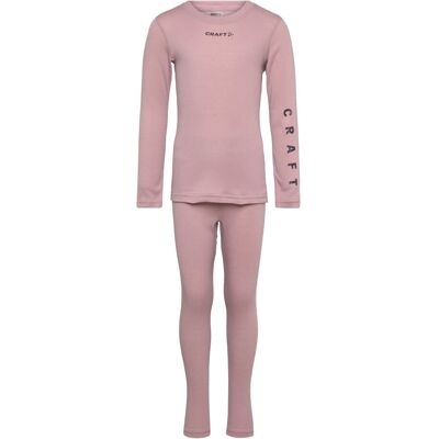 Craft Thermal Baselayer Set Jr 86-92 CHARM/DK PLUM 86-92 Craft Thermal Baselayer Set Jr 86-92 CHARM/DK PLUM 86-92