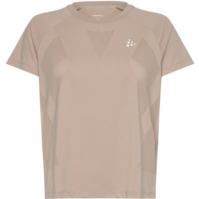 Craft Adv Tone Perforated Tee W XS HAY XS Craft Adv Tone Perforated Tee W XS HAY XS