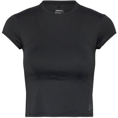 Craft Adv Tone Cropped Tee W XXL BLACK XXL Craft Adv Tone Cropped Tee W XXL BLACK XXL