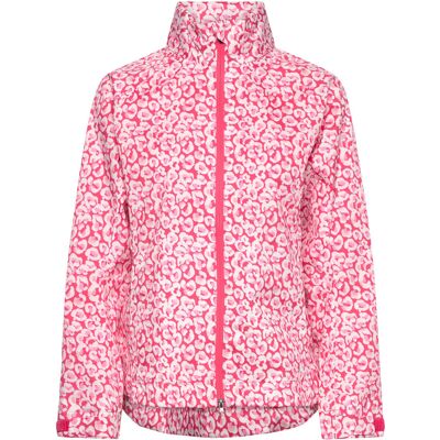 Daily Sports Flaine Print Rain Jacket L LEO CORAL L Daily Sports Flaine Print Rain Jacket L LEO CORAL L