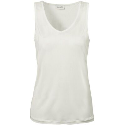 Damella of Sweden Silk Tank Top XXL IVORY XXL Damella of Sweden Silk Tank Top XXL IVORY XXL