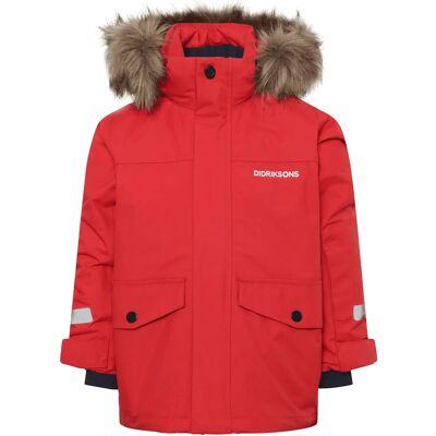 Didriksons Bjärven Kids Parka 4 80 POMME RED 80 Didriksons Bjärven Kids Parka 4 80 POMME RED 80