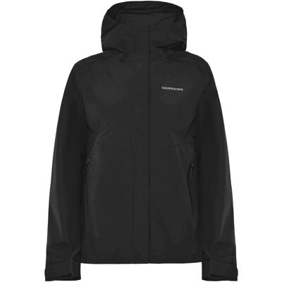 Didriksons Grit Women's Jacket 38 BLACK 38 Didriksons Grit Women's Jacket 38 BLACK 38