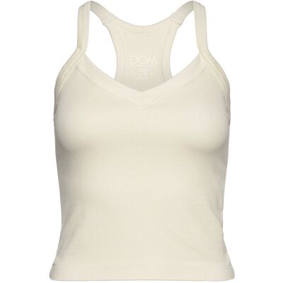 Drop of Mindfulness Ribbed Sports Tank Top S WHITE S Drop of Mindfulness Ribbed Sports Tank Top S WHITE S