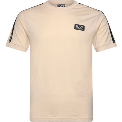 EA7 T-Shirt S ALMOND MILK/BLACK S EA7 T-Shirt S ALMOND MILK/BLACK S