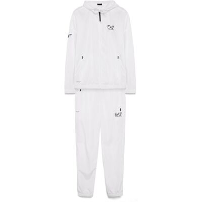 EA7 Modell 8NPV08_PN4HZ Vit Sportträningsoverall - Tracksuit EA7 Modell 8NPV08_PN4HZ Vit Sportträningsoverall - Tracksuit
