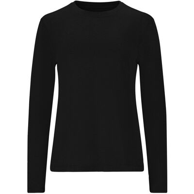 Endurance Alvaly W Melange L/S Tee 44 BLACK MELANGE 44 Endurance Alvaly W Melange L/S Tee 44 BLACK MELANGE 44