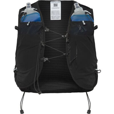 Endurance Genend Running Vest W/Bottles S BLACK S Endurance Genend Running Vest W/Bottles S BLACK S