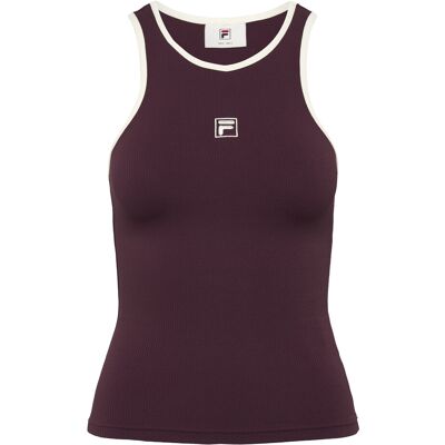 FILA Bellagio Tight Ribbed Racer Tank XS FIG XS FILA Bellagio Tight Ribbed Racer Tank XS FIG XS