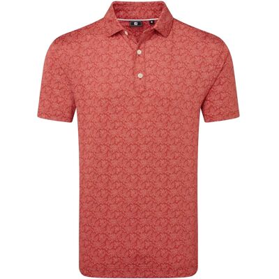 FootJoy Wingtip Floral Lisle L NANTUCKET RED / WHITE L FootJoy Wingtip Floral Lisle L NANTUCKET RED / WHITE L