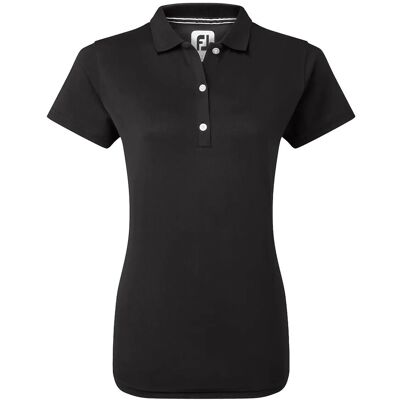FootJoy Stretch Pique Solid Damen Poloshirt - Dam golfpolo med UV-skydd FootJoy Stretch Pique Solid Damen Poloshirt - Dam golfpolo med UV-skydd