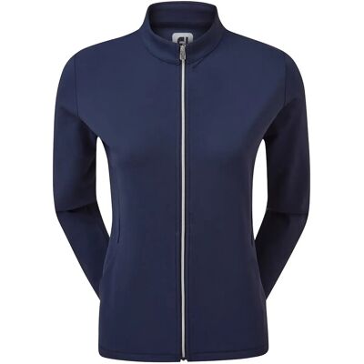FootJoy Marinblå Full-Zip Midlayer - Golfkläder FootJoy Marinblå Full-Zip Midlayer - Golfkläder