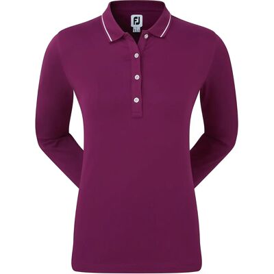 FootJoy Termisk långärmad dam polo - lavendel - Poloshirt FootJoy Termisk långärmad dam polo - lavendel - Poloshirt