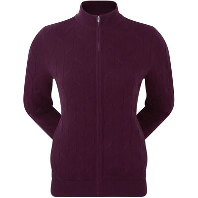 FootJoy Full-Zip Lined Pullover M PURPLE M FootJoy Full-Zip Lined Pullover M PURPLE M