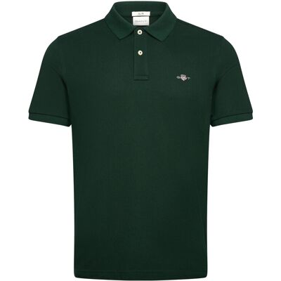 Gant Slim Shield Ss Pique Polo XXL TARTAN GREEN XXL Gant Slim Shield Ss Pique Polo XXL TARTAN GREEN XXL