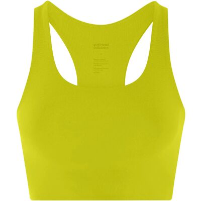 Girlfriend Collective Paloma Bra S CHARTREUSE S Girlfriend Collective Paloma Bra S CHARTREUSE S