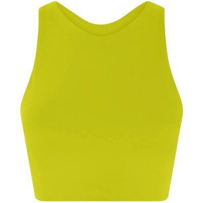 Girlfriend Collective Dylan Bra S CHARTREUSE S Girlfriend Collective Dylan Bra S CHARTREUSE S