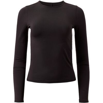 Girlfriend Collective Reset Fitted Long Sleeve Tee L BLACK L Girlfriend Collective Reset Fitted Long Sleeve Tee L BLACK L