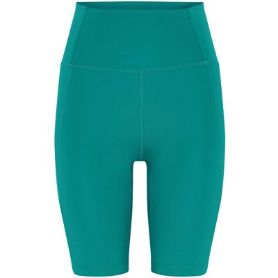 Girlfriend Collective Compressive High-Rise Bike Shorts S PEACOCK S Girlfriend Collective Compressive High-Rise Bike Shorts S PEACOCK S