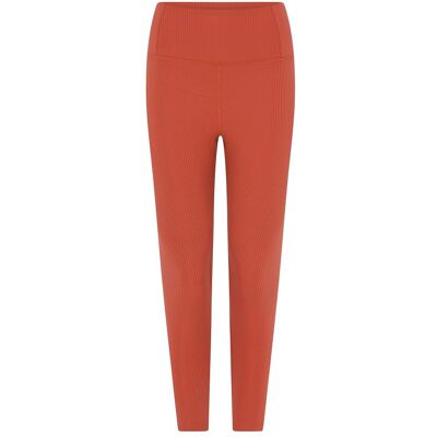 Girlfriend Collective Rib High-Rise Legging, 7/8 XS RED CLAY XS Girlfriend Collective Rib High-Rise Legging, 7/8 XS RED CLAY XS