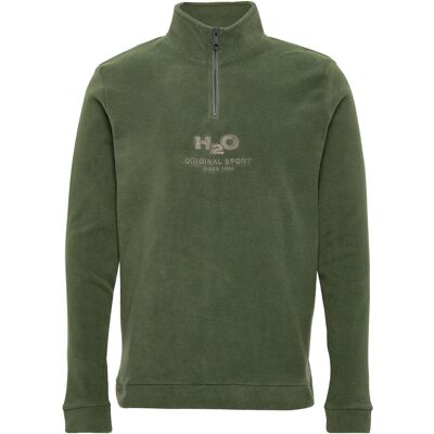 H2O Blåvand Ii Fleece Half Zip M ARMY M H2O Blåvand Ii Fleece Half Zip M ARMY M