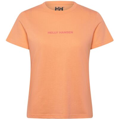 Helly Hansen Core 2.0 pastellorange T-shirt - Dam Helly Hansen Core 2.0 pastellorange T-shirt - Dam