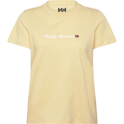 Helly Hansen W Core Graphic T-Shirt 2.0 S YELLOW CREA S Helly Hansen W Core Graphic T-Shirt 2.0 S YELLOW CREA S