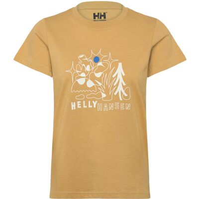 Helly Hansen W Massif Graphic T-Shirt S SAND S Helly Hansen W Massif Graphic T-Shirt S SAND S