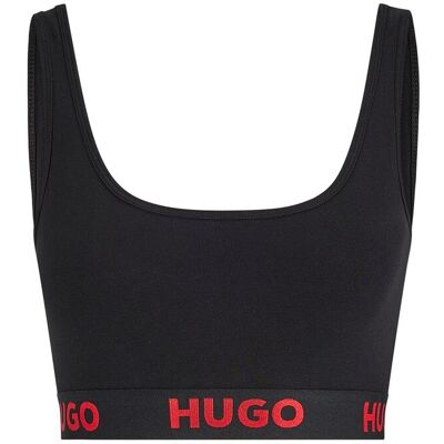 HUGO Bralette Sporty Logo M BLACK M HUGO Bralette Sporty Logo M BLACK M